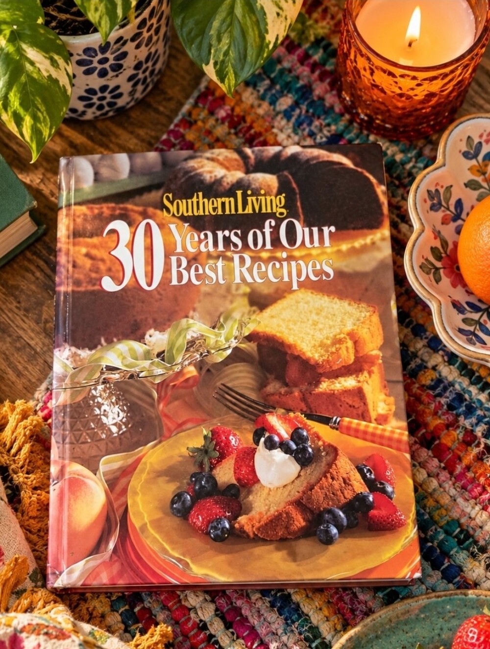 4/$15 Southern 30 Years of Our Best Recipes Cookbook Hardcover Vintage Home